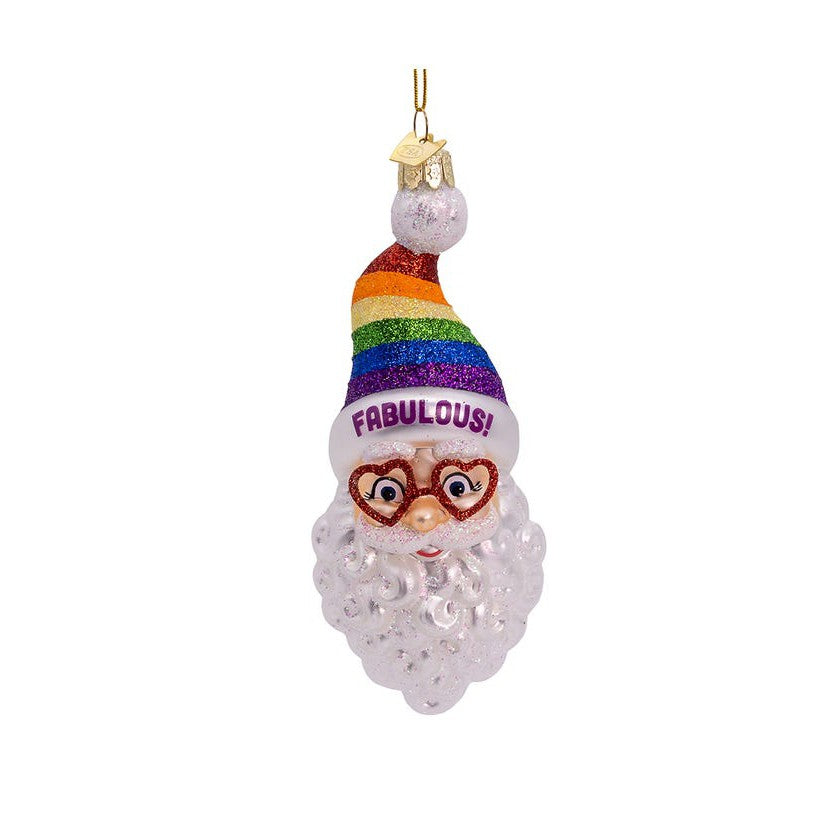 Pride Santa Ornament