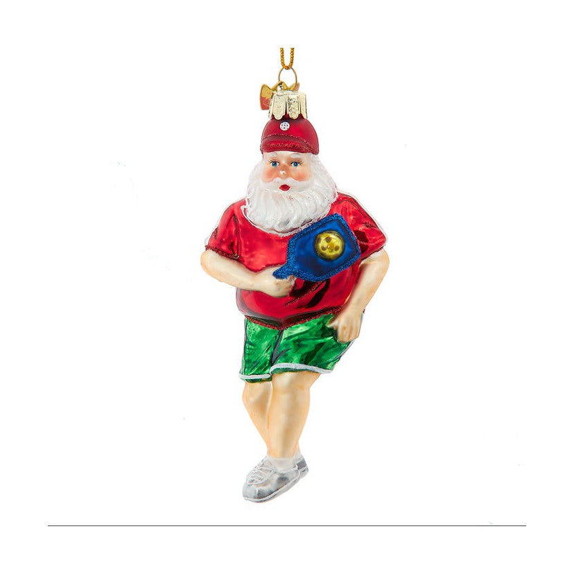 Pickleball Santa Ornament