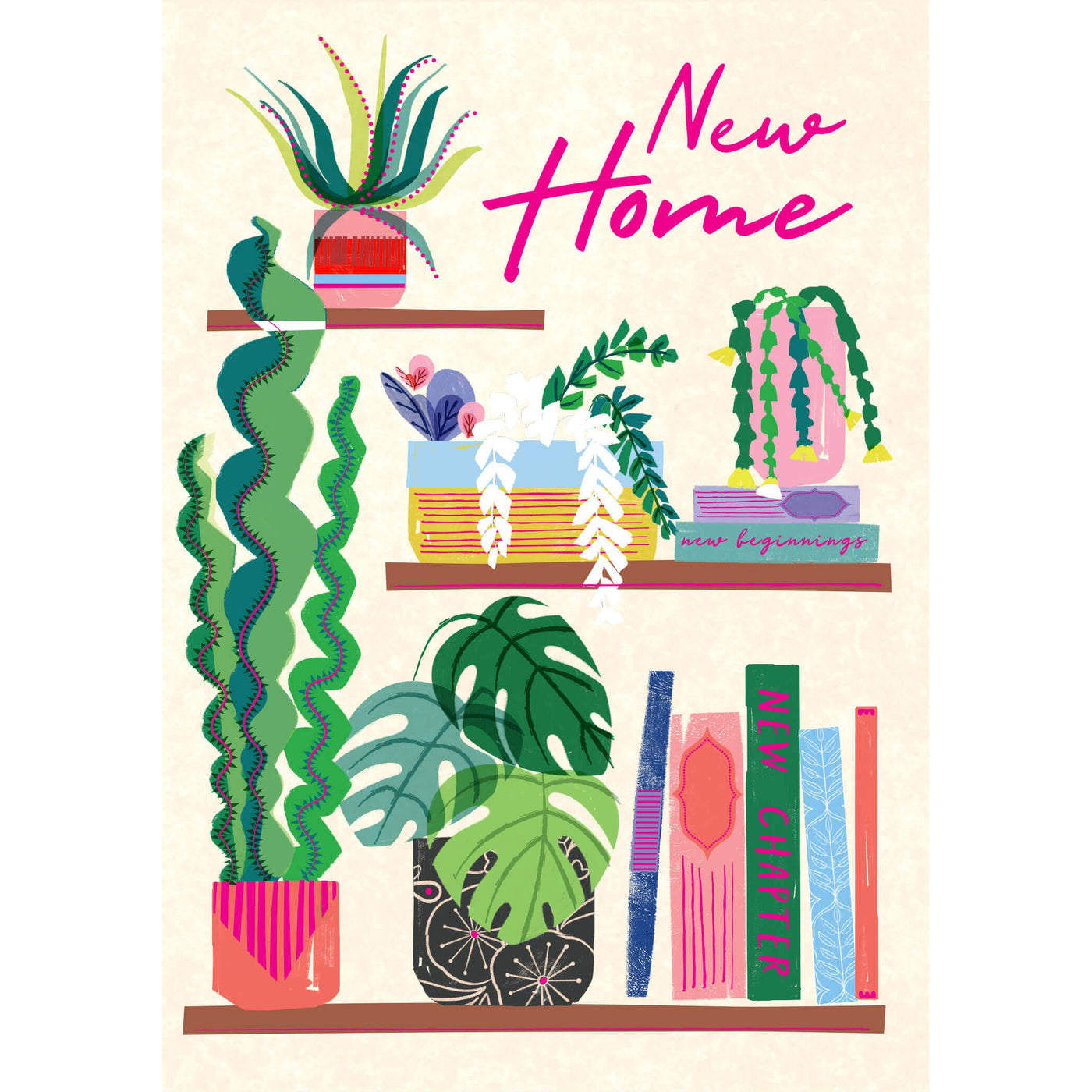 Plants New Home Greeting Card