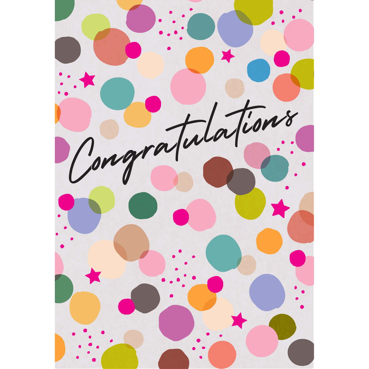 Confetti Congratulations Greeting Card