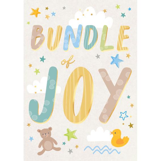 Baby Bundle Joy Greeting Card