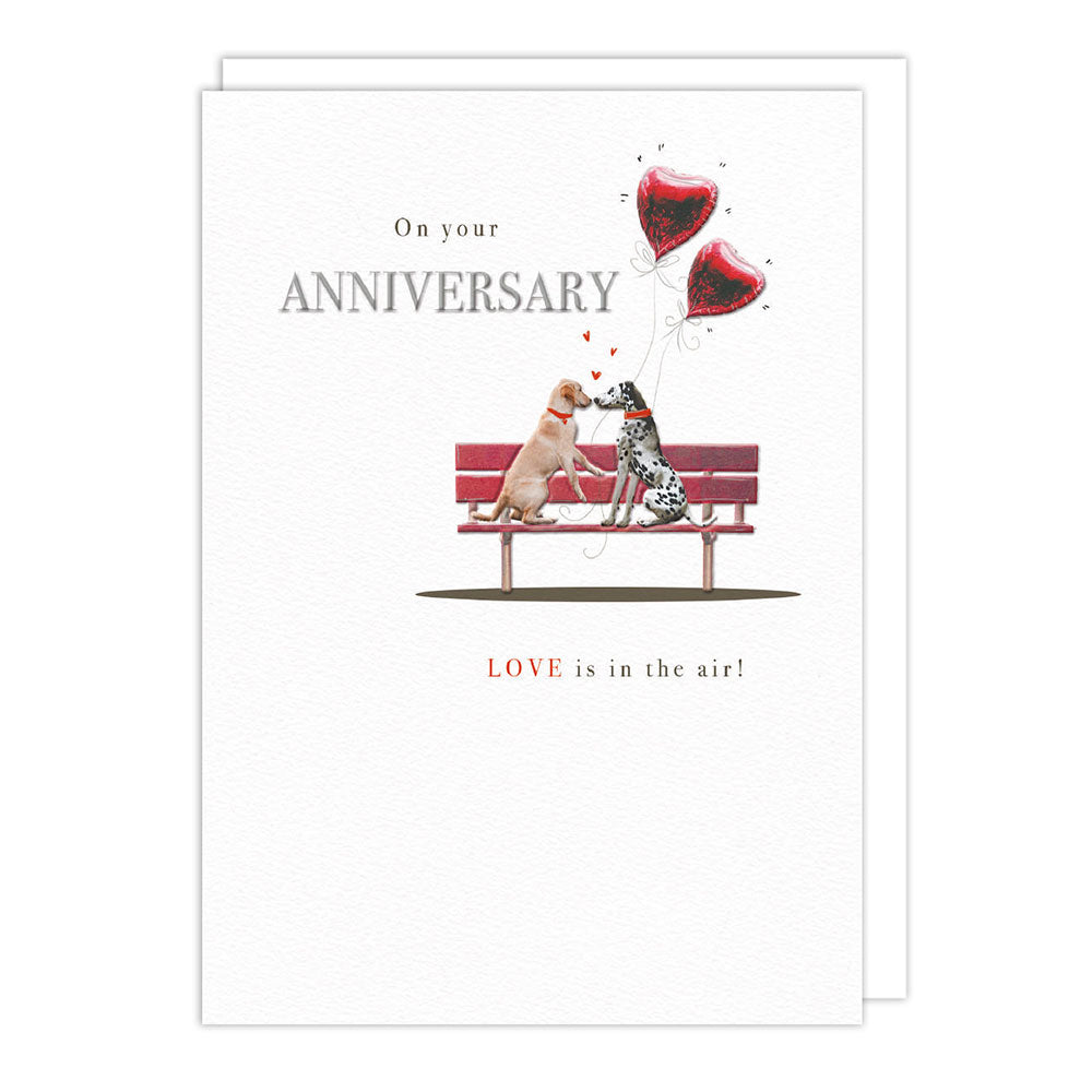 Love Air Anniversary Greeting Card