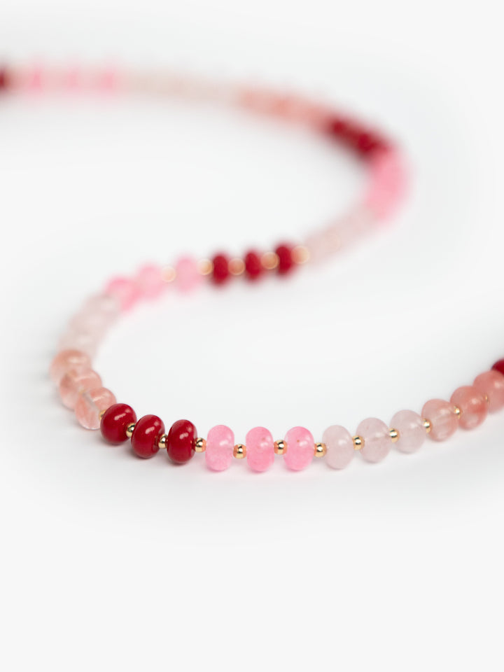 Opaline Stone Necklace - Azalea