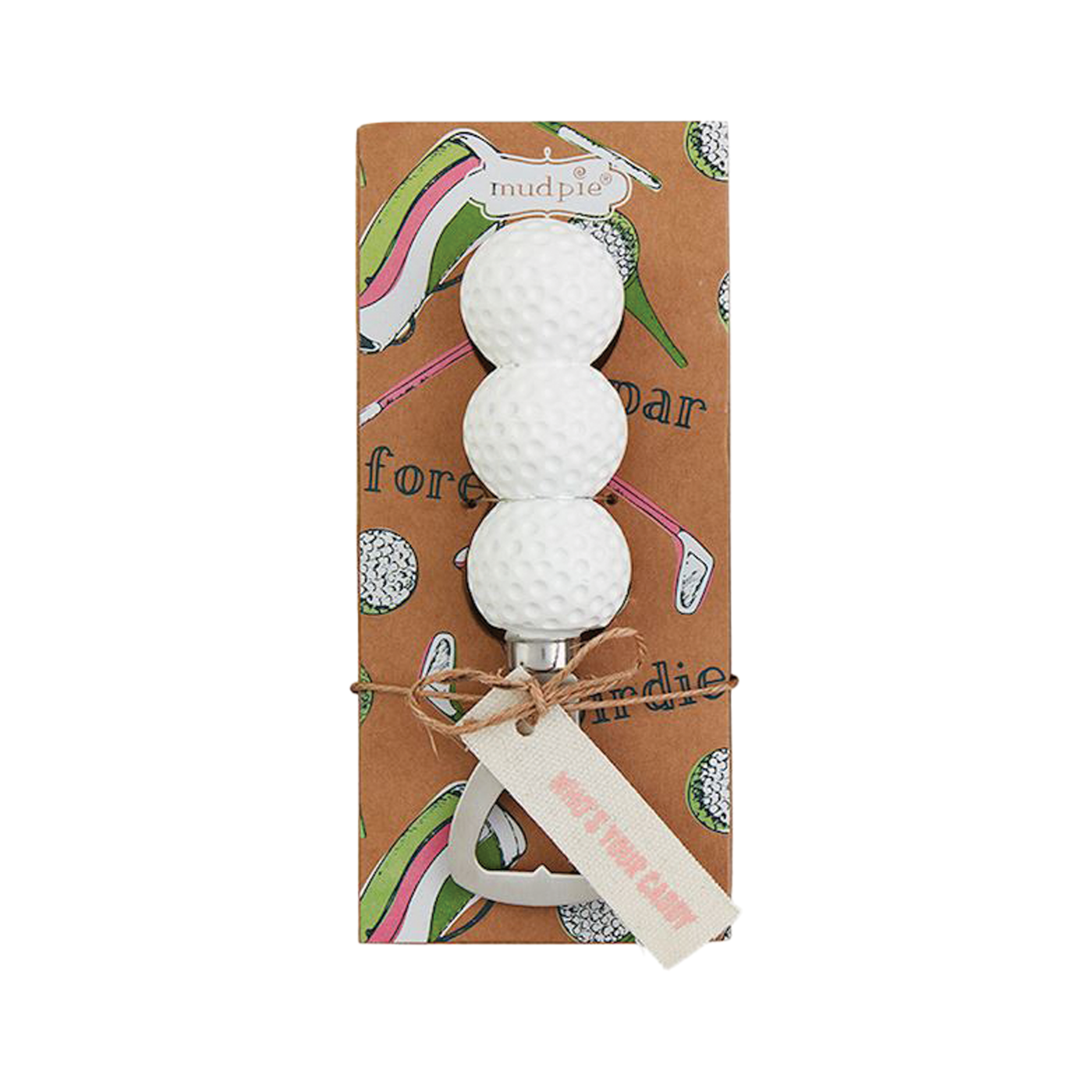 Stack Of Golf Balls Bottle Opener