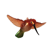 Hummingbird Ornament - Orange & Green - Just Fabulous Palm Springs