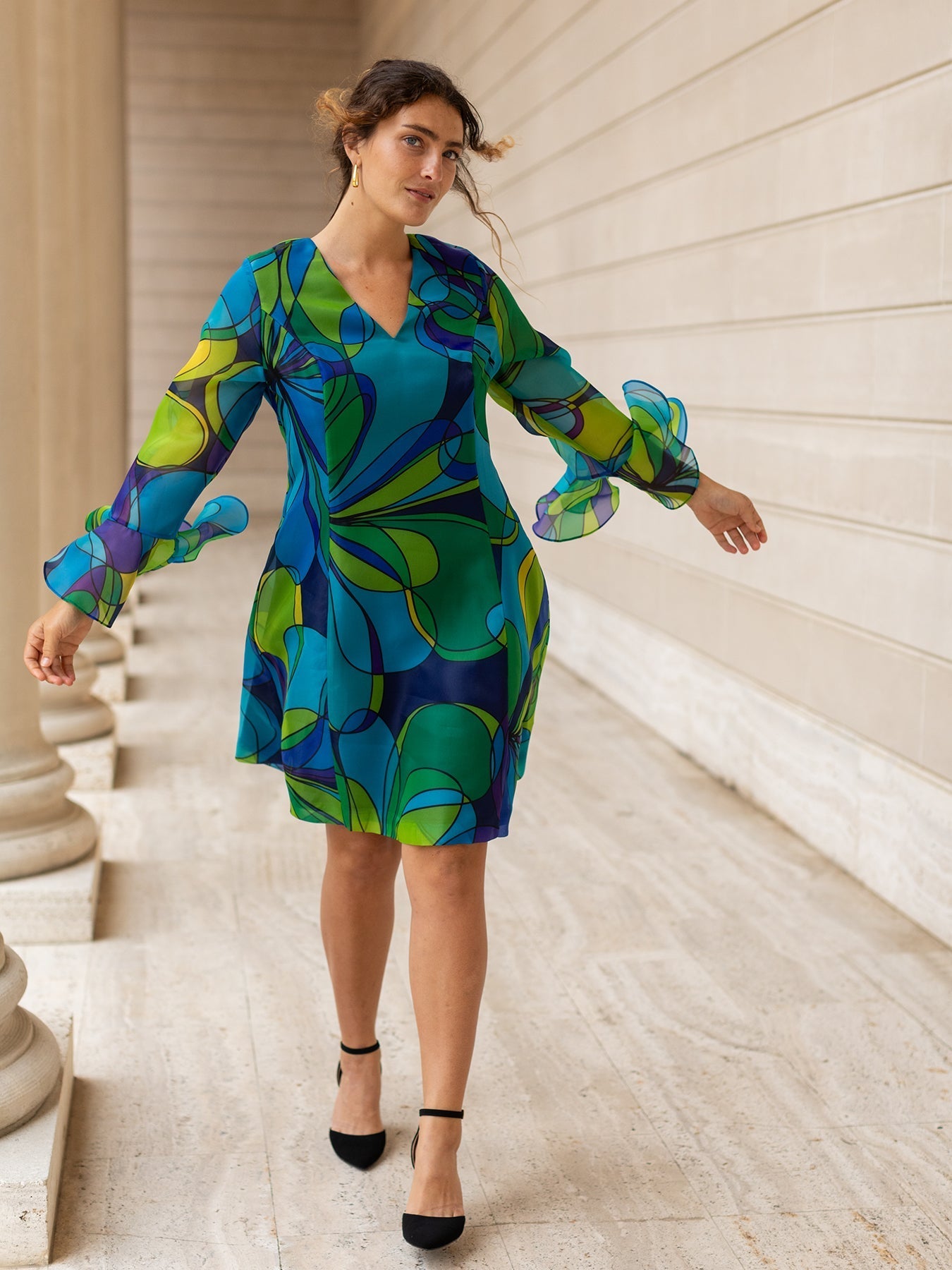 Paloma Dress Coronado Blue