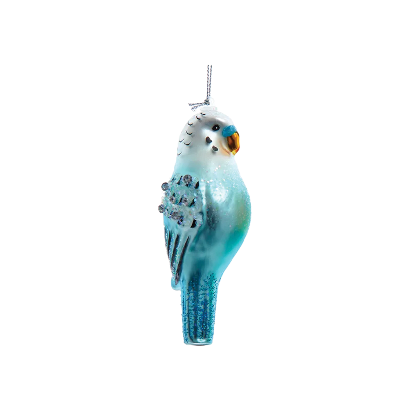 Parakeet Ornament - Blue