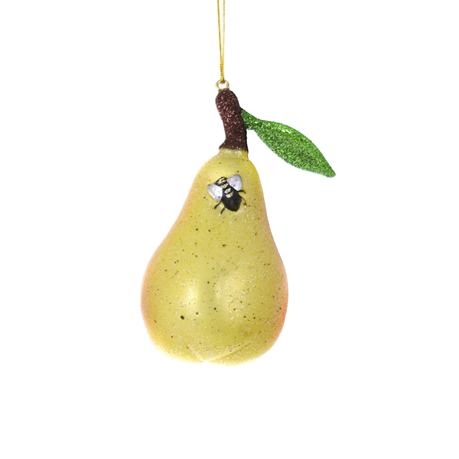 Orchard Pear Ornament - Green