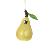 Orchard Pear Ornament - Green