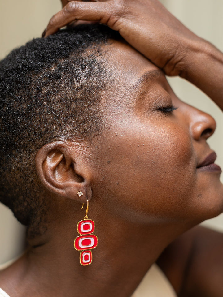 Pebble Earrings - Blooms