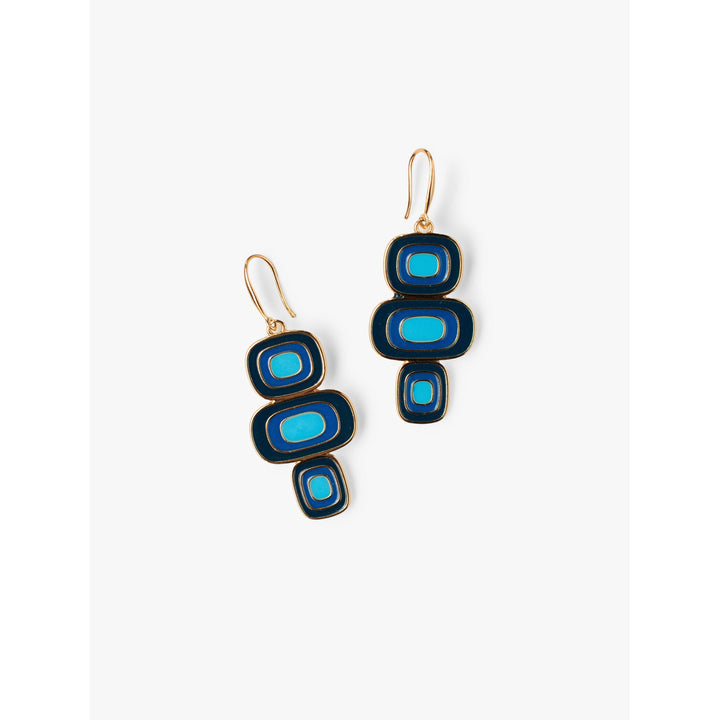 Pebble Earrings - Bluebell
