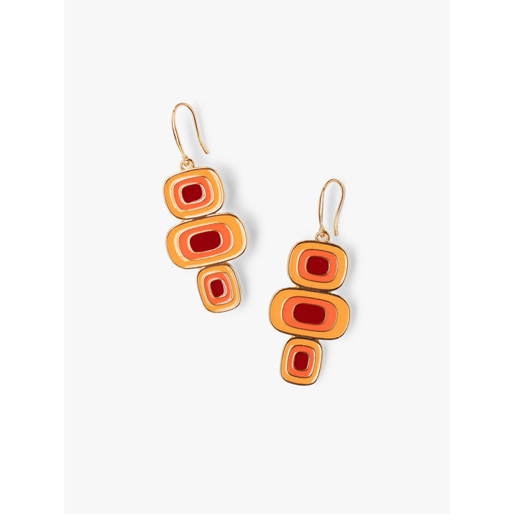 Pebble Earrings - Calendula