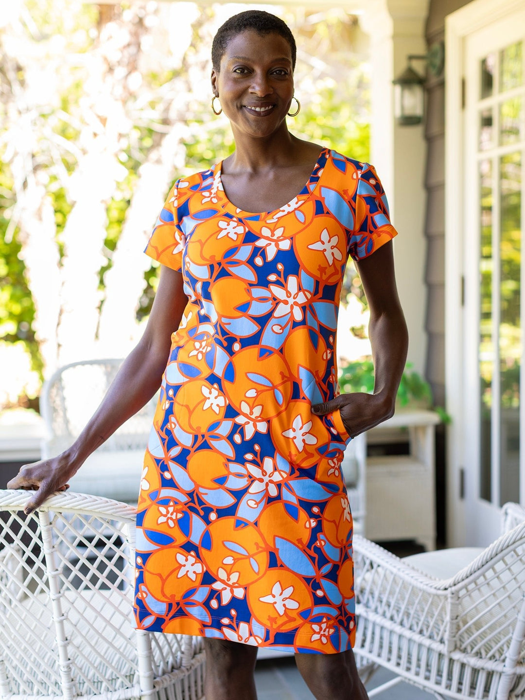 Phoebe Dress Orange Blossoms