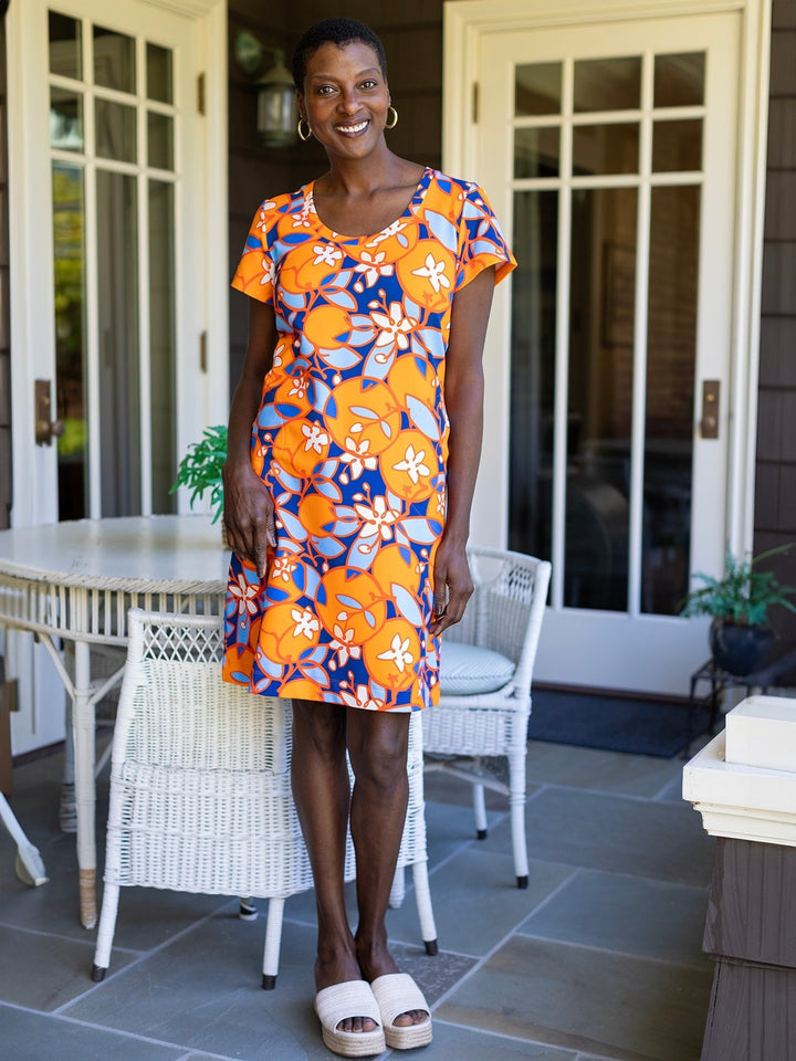 Phoebe Dress Orange Blossoms