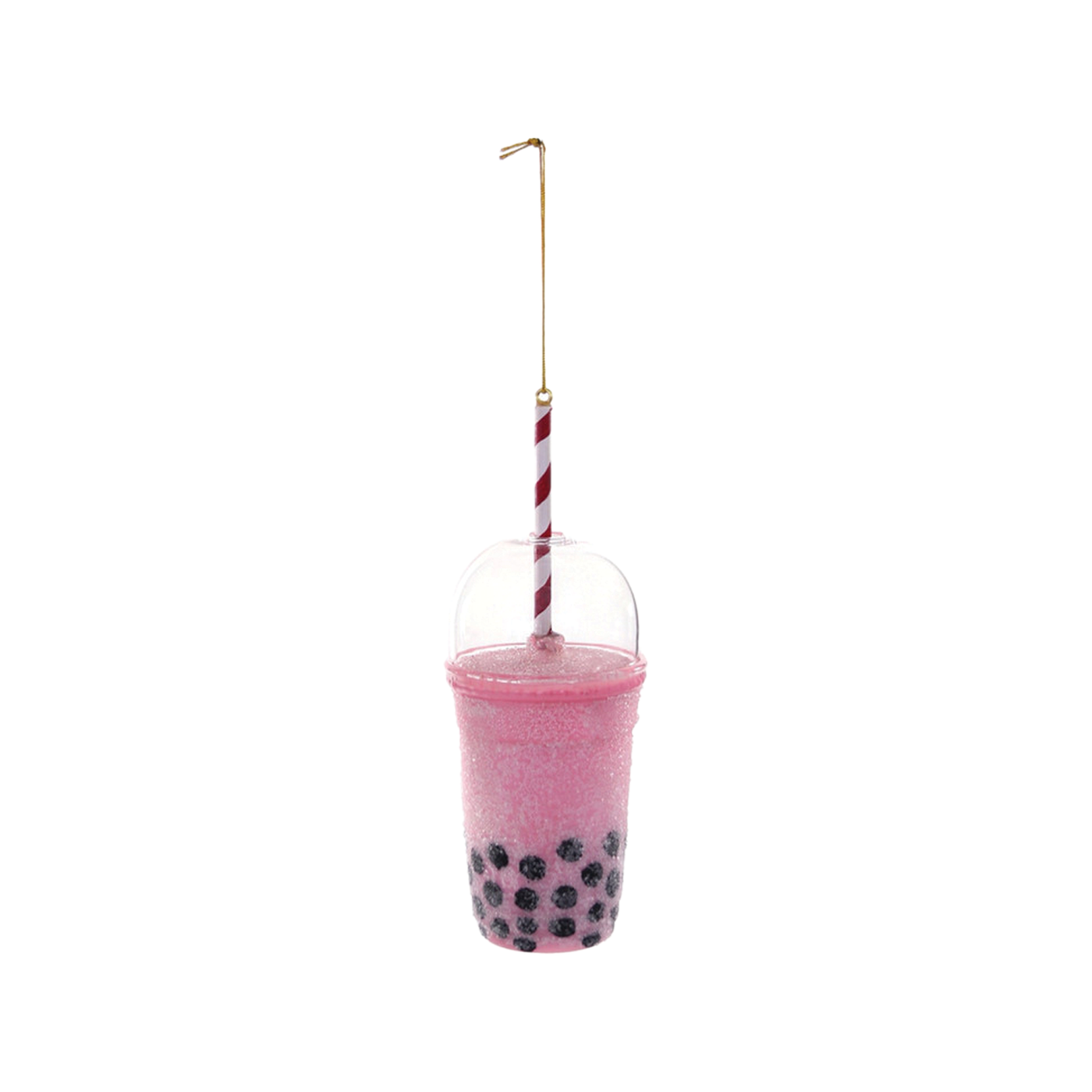 Boba Tea Ornament - Pink