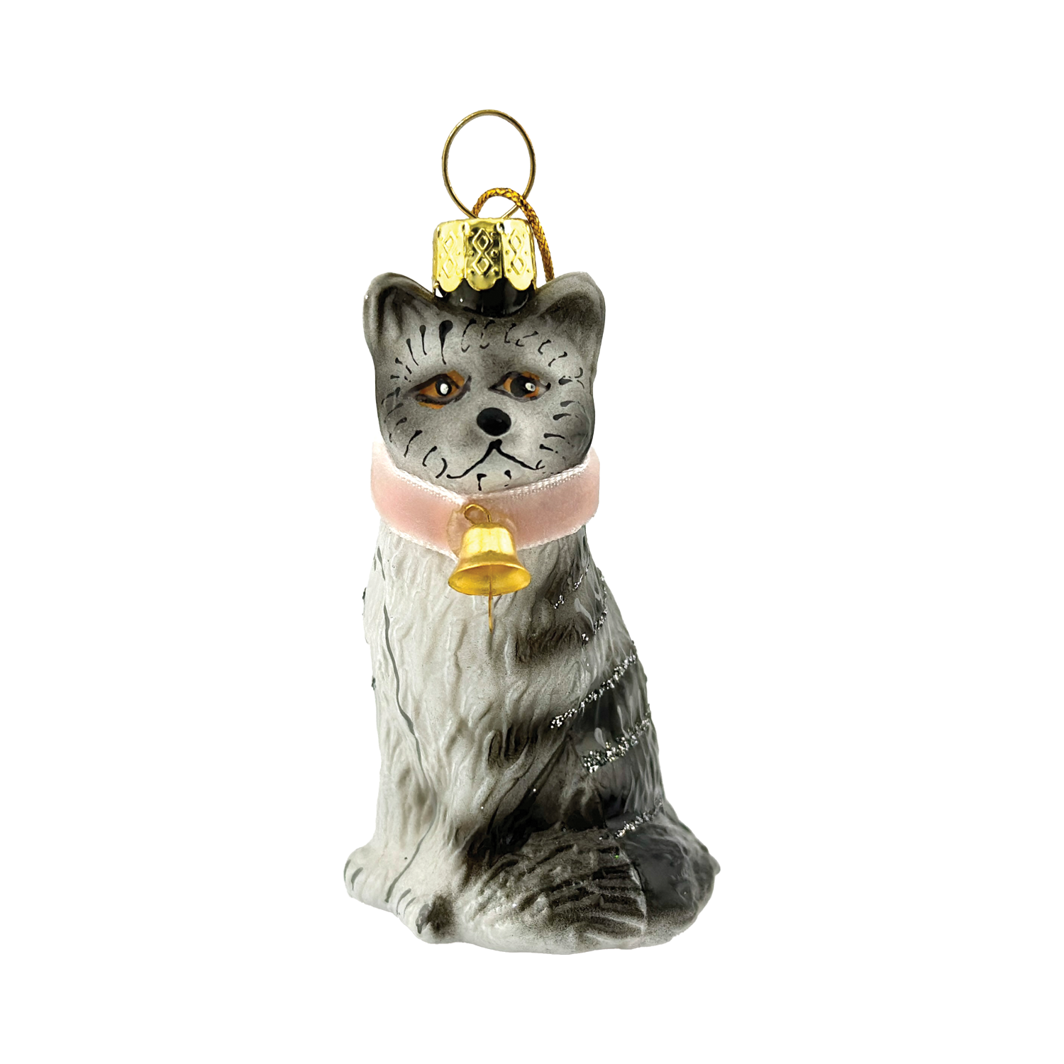 Kitten Ornament -Pink Collar