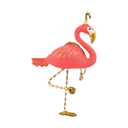 Party Flamingo Ornament - Pink