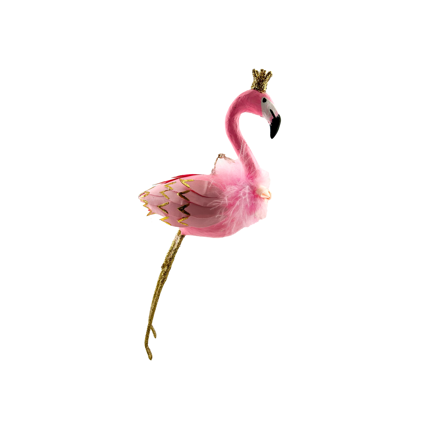 Heraldly Flamingo Ornament - Pink