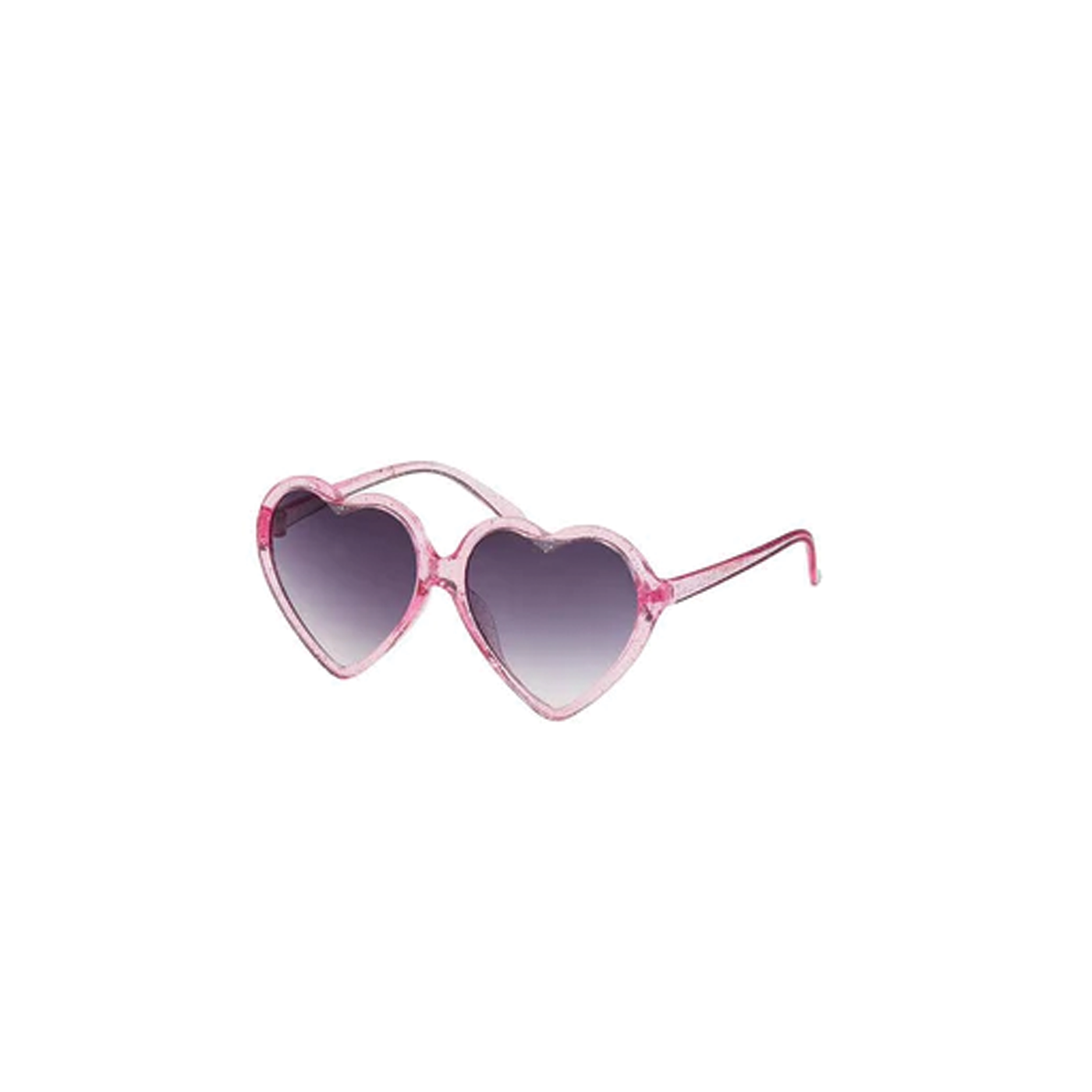 Glitter Heart Kids Sunglasses - Pink