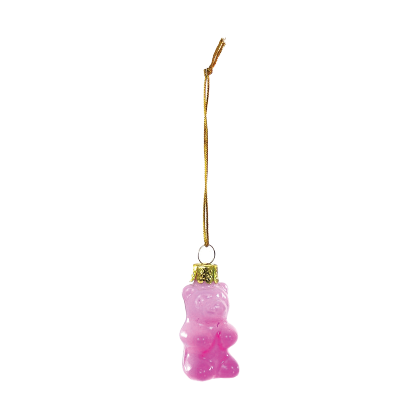 Two Tone Gummy Bear Ornament - Pink & Hot Pink