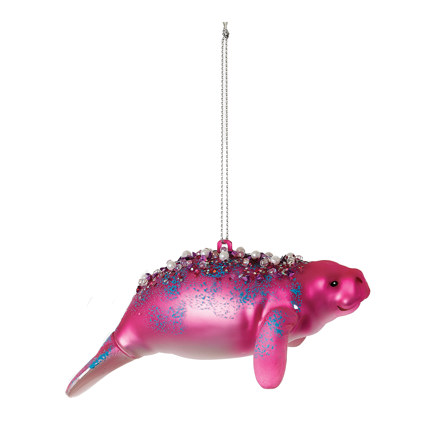 Manatee Ornament - Pink