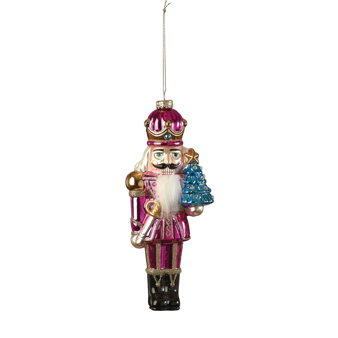 Nutcracker Ornament - Purple