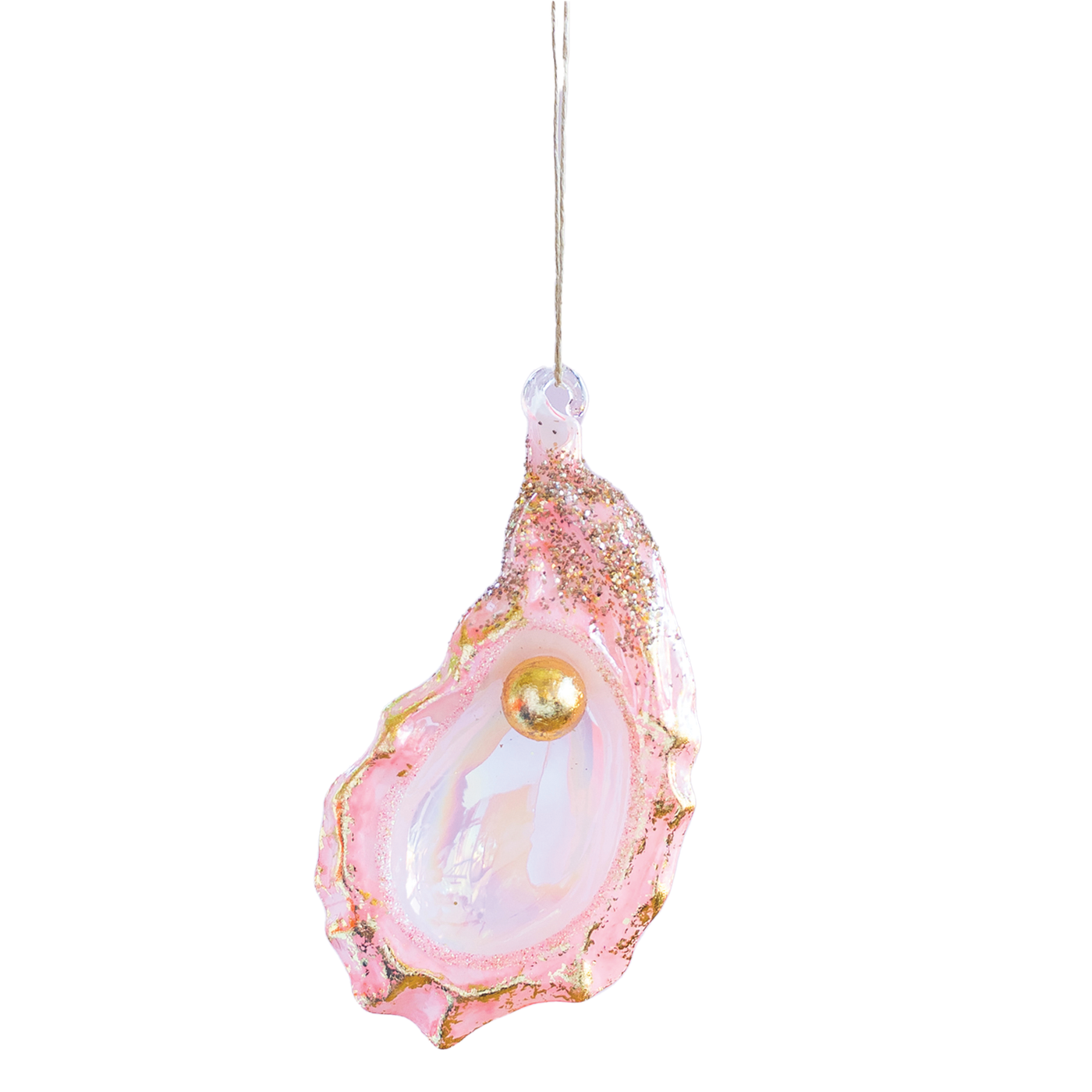 Oyster Ornament - Pink