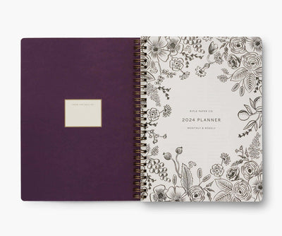2024 Blossom 12-Month Softcover Spiral Planner