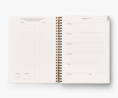 2024 Blossom 12-Month Softcover Spiral Planner