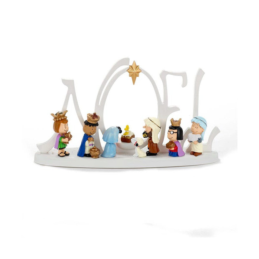 Peanuts© Battery Operated LED Lighted Nativity Scene