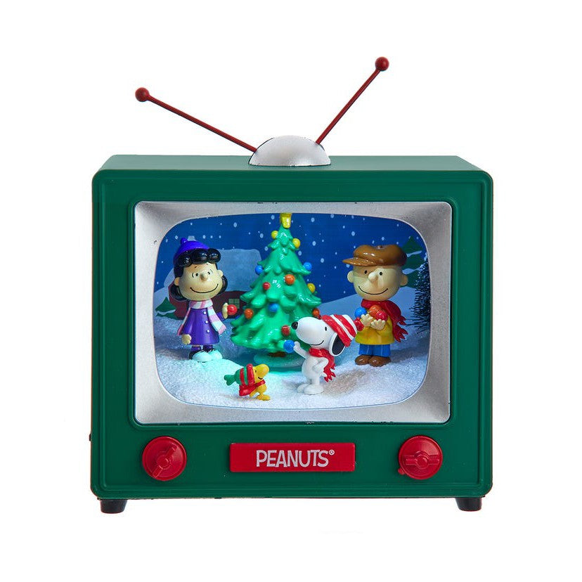 Peanuts© Battery Operated Outdoor Scene Musical TV Table Piece