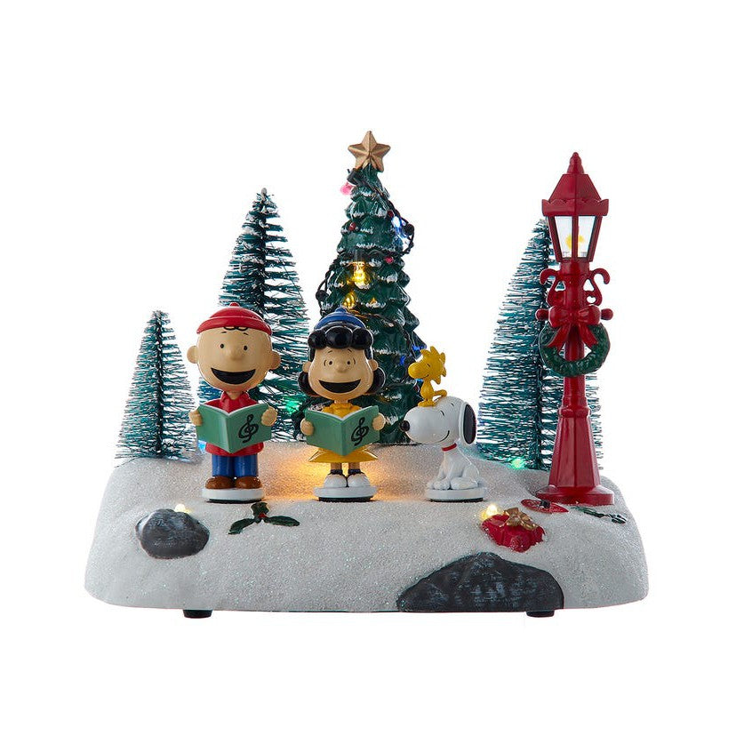 Peanuts© Lighted Animated Musical Caroling Choir Table Piece