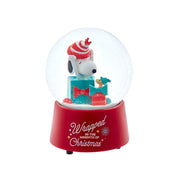 Peanuts© Musical Snoopy With Presents Water Globe