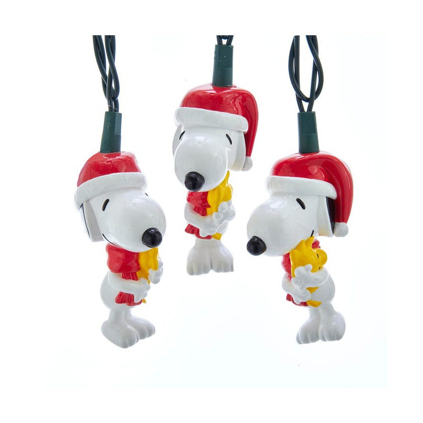 10 Light Peanuts© LED Snoopy & Woodstock Light Set - 11.5' Long