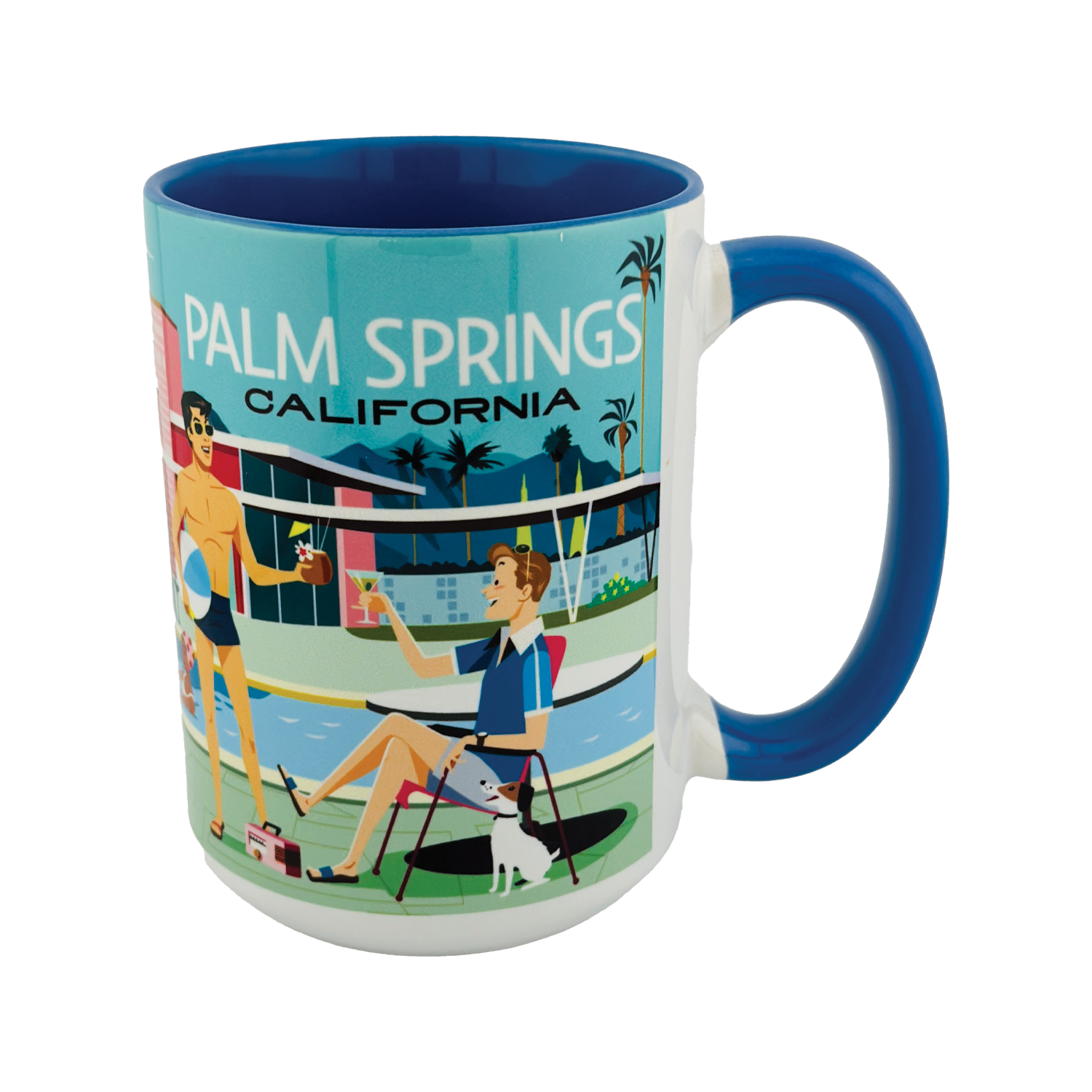 15oz Mug: Palm Springs Poolside - Just Fabulous Palm Springs