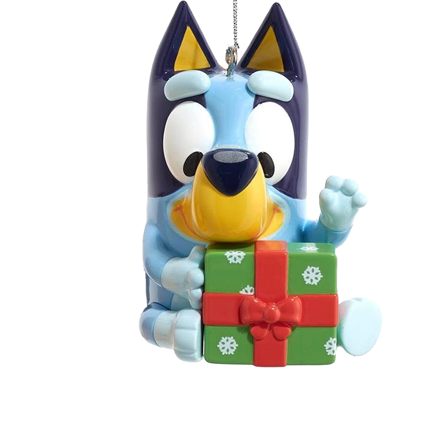 Bluey Opening Present Ornament