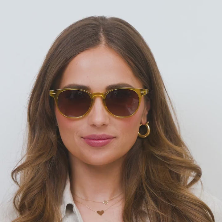 Boho II Reading Sunglasses - Citrus