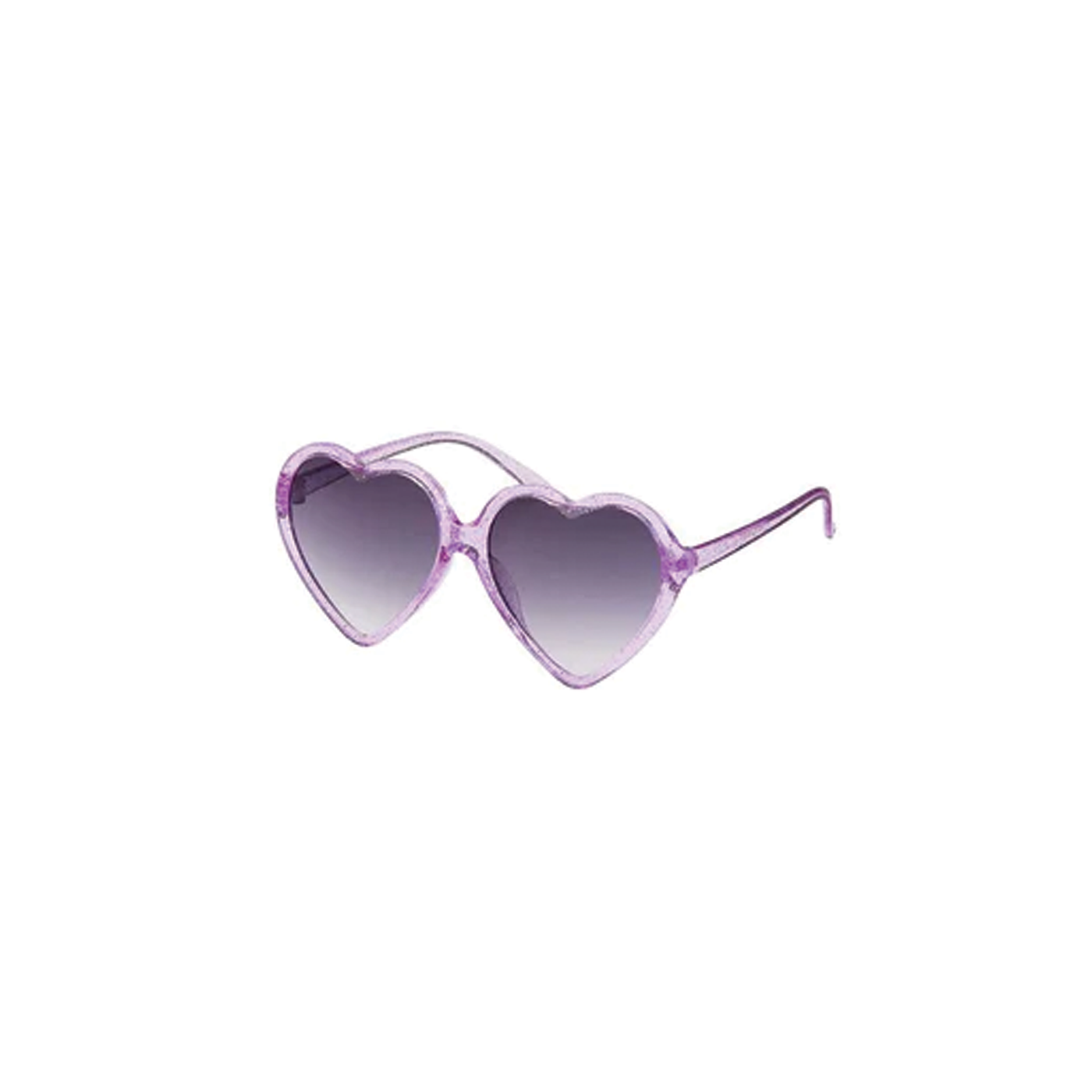 Glitter Heart Kids Sunglasses - Purple