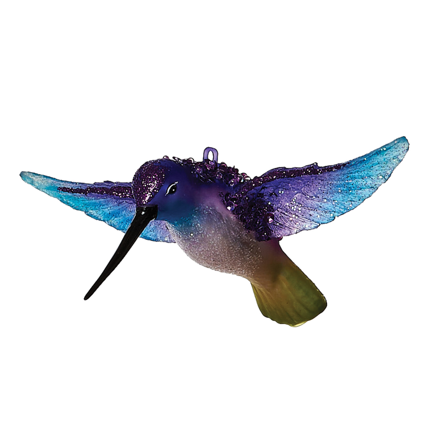 Hummingbird Ornament - Purple & Blue