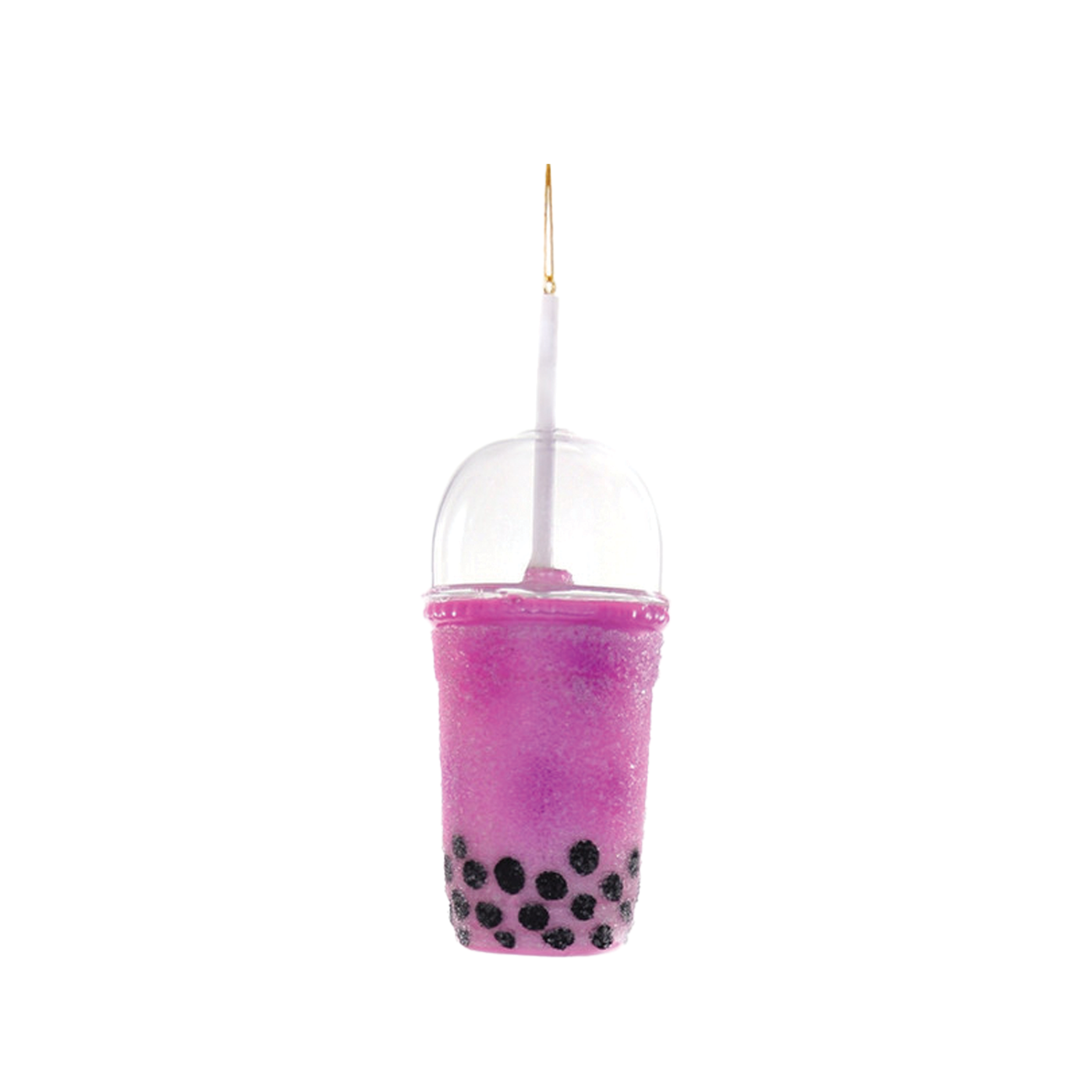 Boba Tea Ornament - Purple