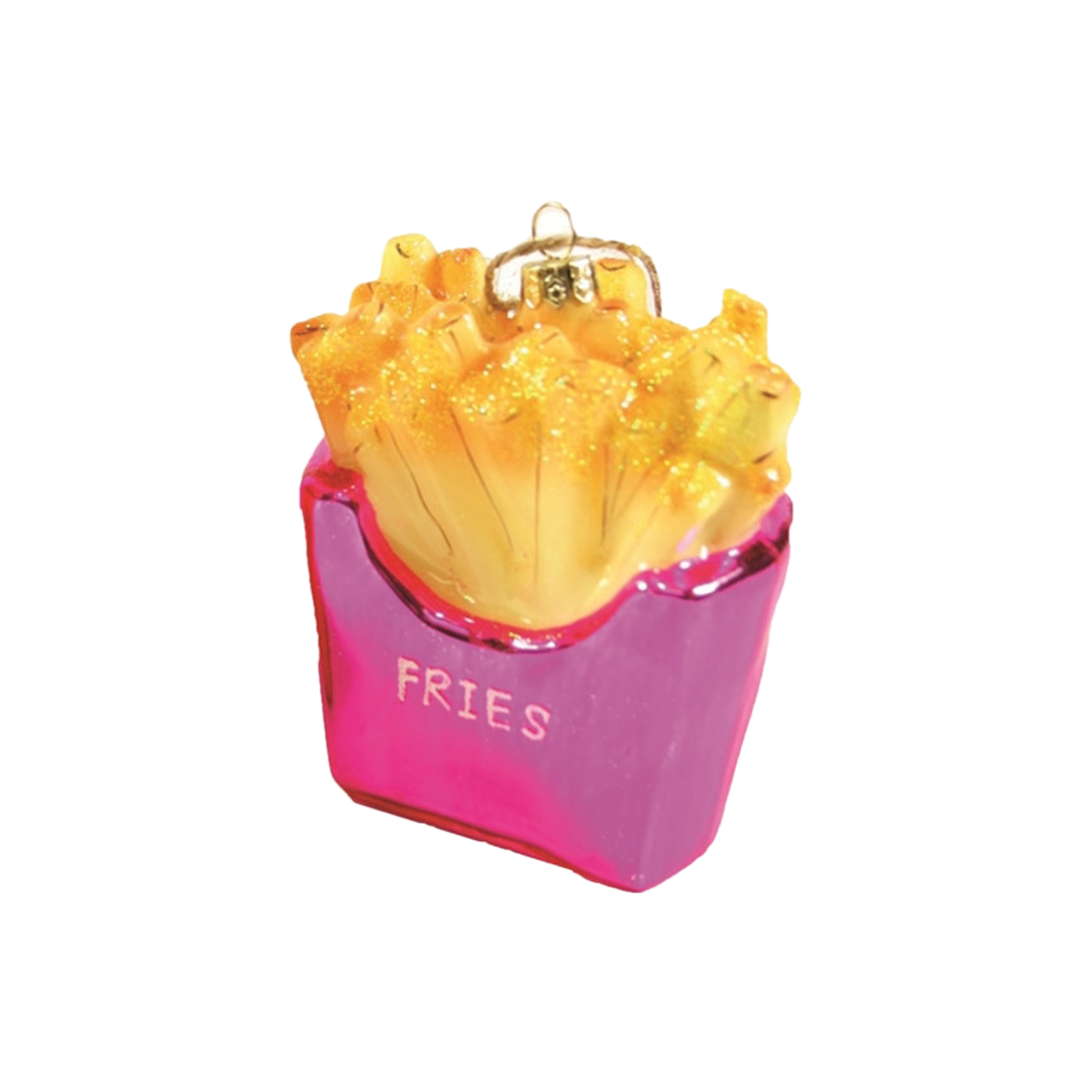 Fast Food Fries Ornament - Purple