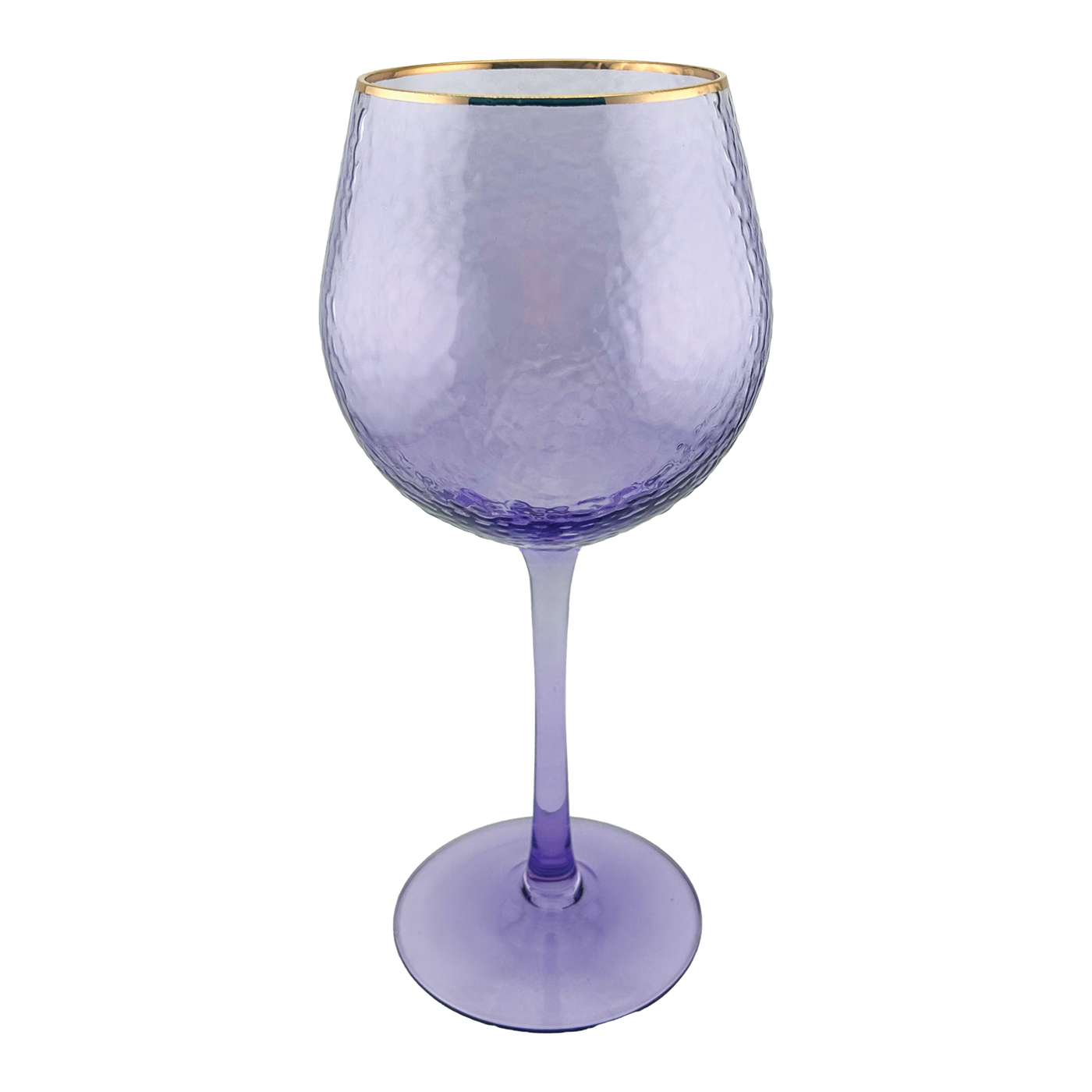 Rainbow Wine Glass - Purple