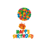 Flying Gift Quill Birthday Card