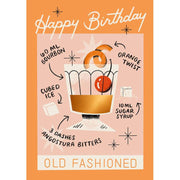 Old Fashioned Birthday Card