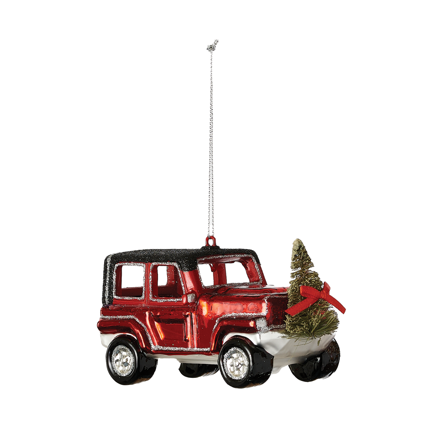 Jeep Ornament - Red