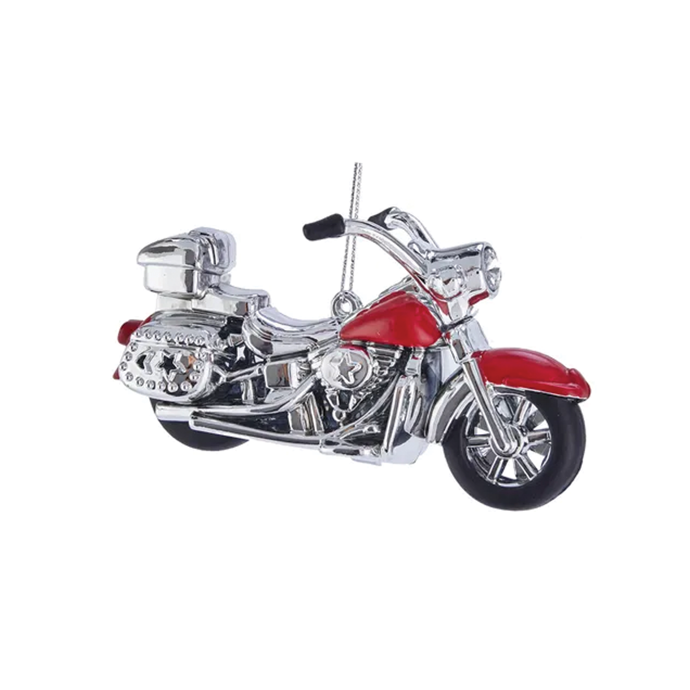 Motorcycle Ornament - Red