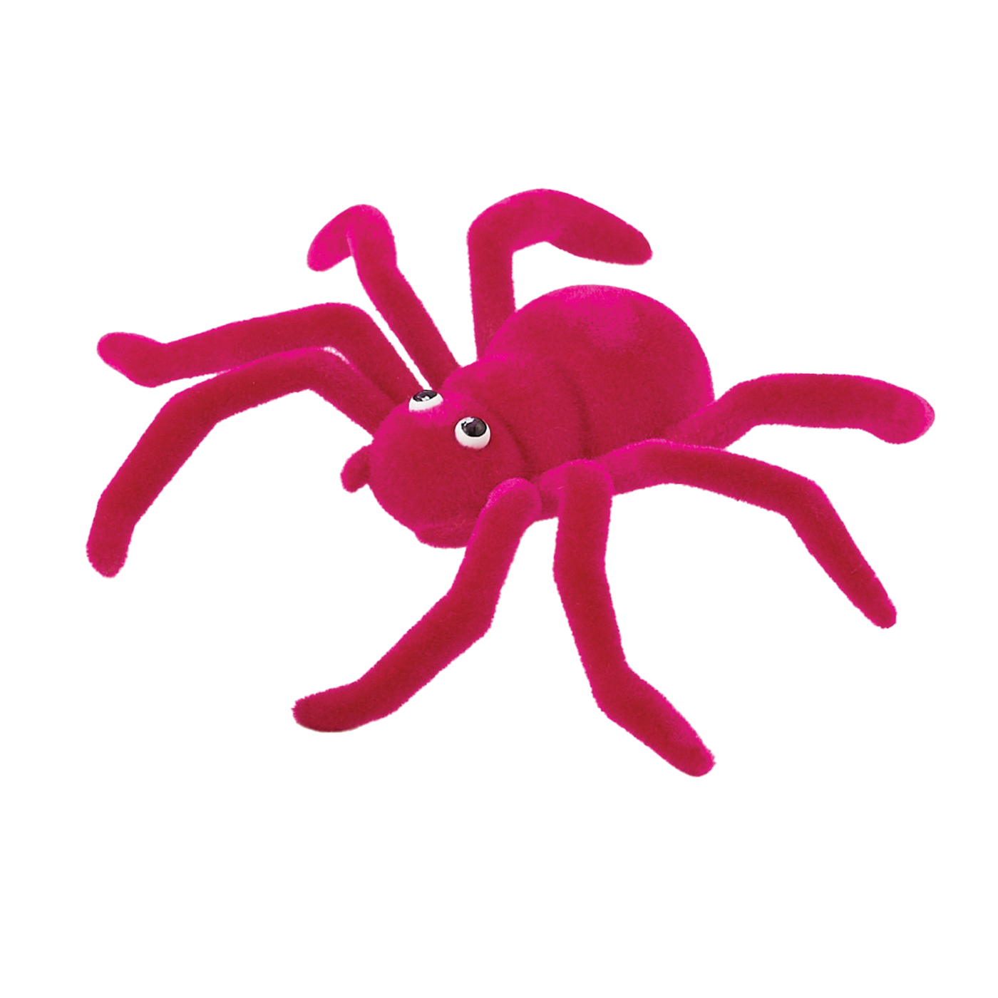 Flocked Spiders - Red