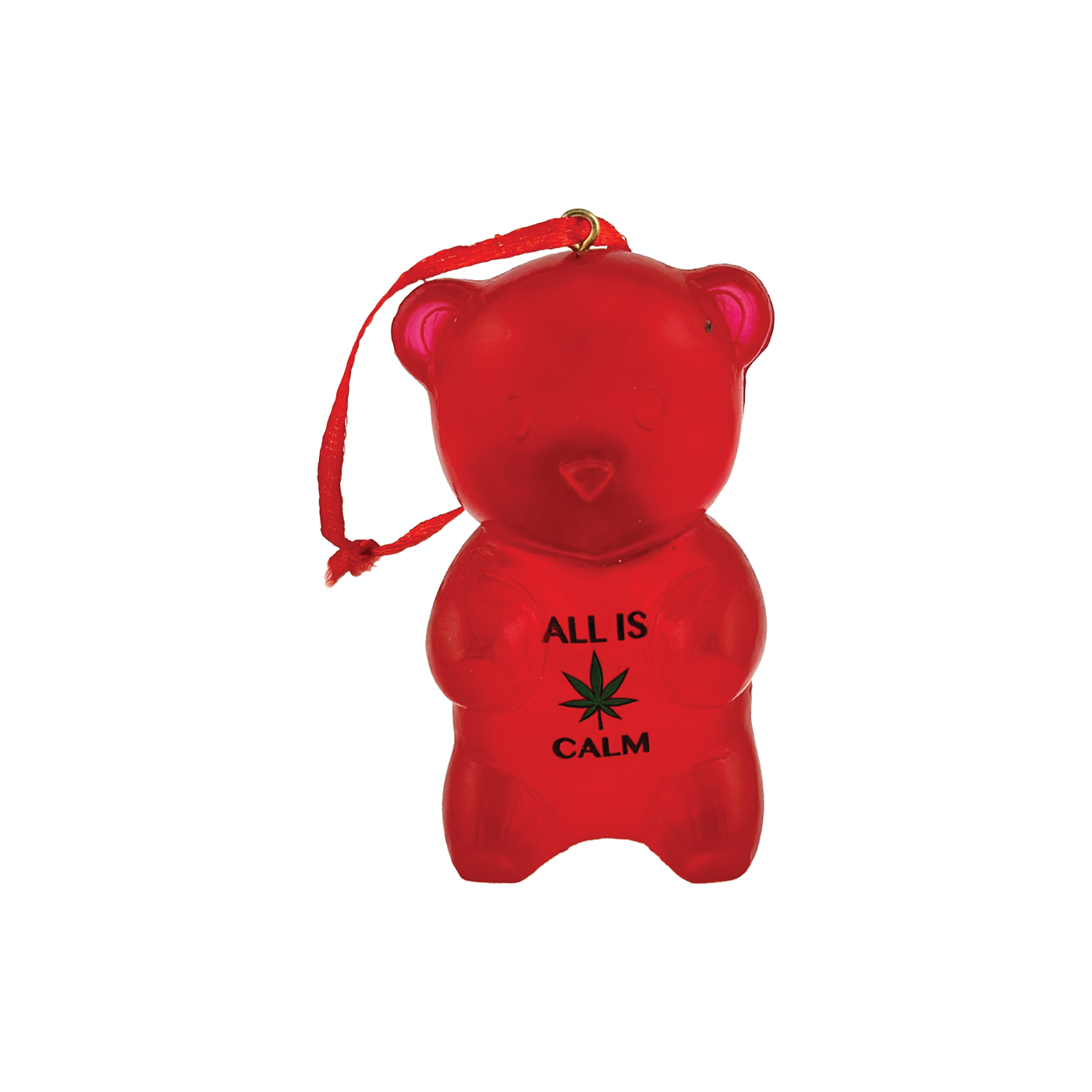 Chill Gummy Bear Ornament - Red