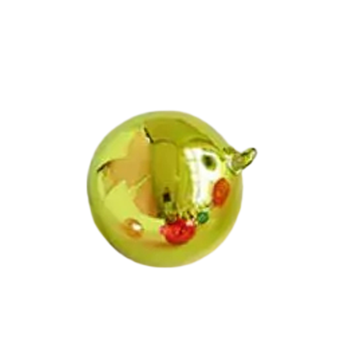 Reflective Ball Ornament - Green