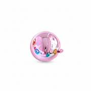 Reflective Ball Ornament - Light Pink